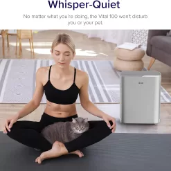 LEVOIT Air Purifiers for Home Large Room, HEPA Filter Cleaner, Grey