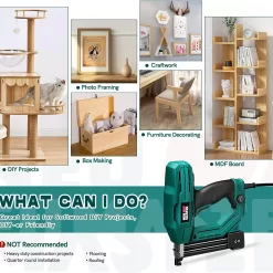 Electric Brad Nailer, NEU MASTER NTC0040 Electric Nail Gun/Staple Gun
