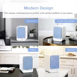 LEVOIT Air Purifiers for Bedroom Home, HEPA Freshener Filter Small Room for Smoke, Blue