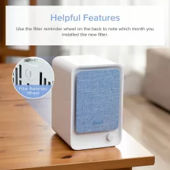 LEVOIT Air Purifiers for Bedroom Home, HEPA Freshener Filter Small Room for Smoke, Blue