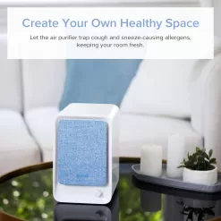 LEVOIT Air Purifiers for Bedroom Home, HEPA Freshener Filter Small Room for Smoke, Blue