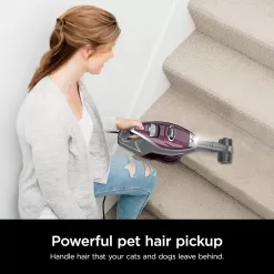 Shark HV322 Rocket Deluxe Pro Corded Stick Vacuum, Bordeaux/Silver
