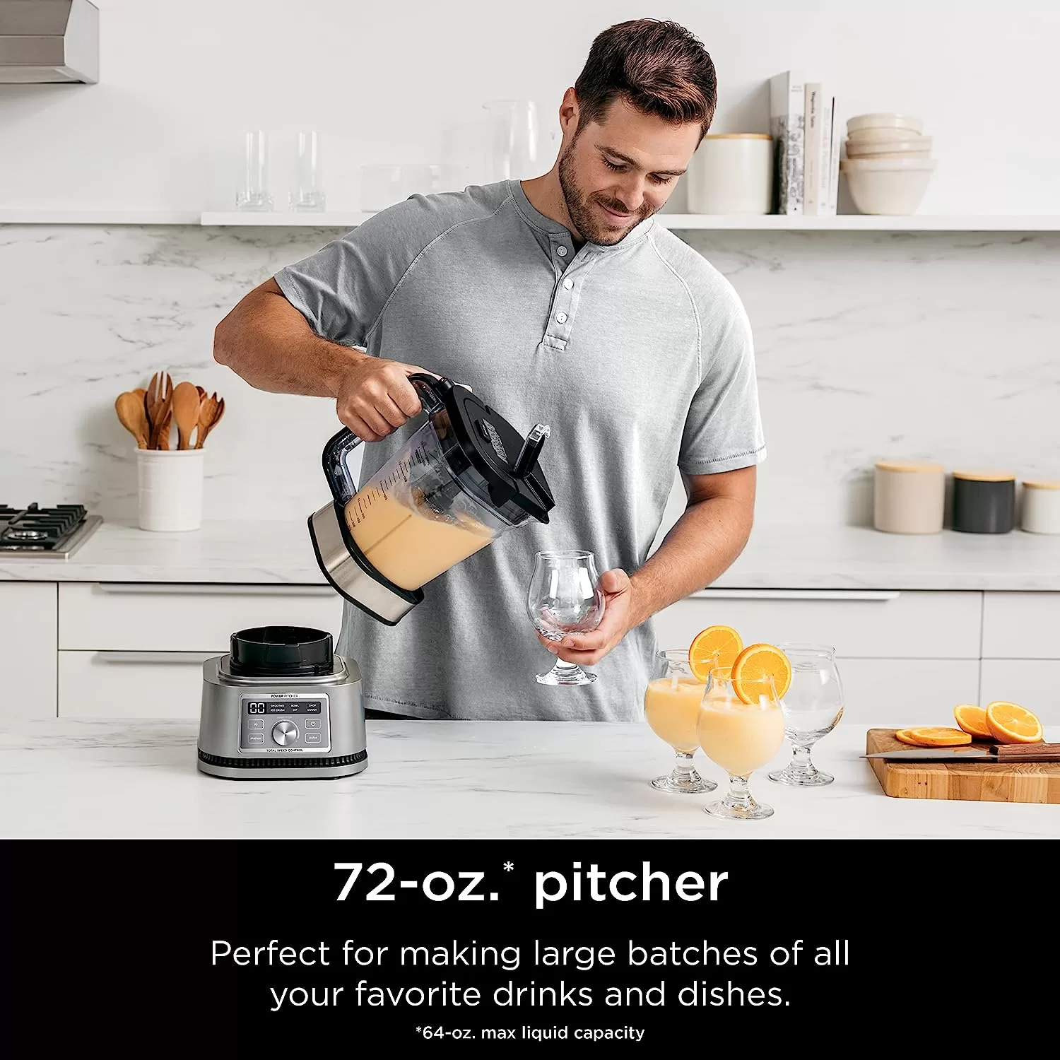 Ninja Foodi SS201 Power Blender & Processor. 3-in-1 Crushing Blender