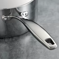 Tramontina Covered Sauce Pan Stainless Steel Tri-Ply Clad 1.5-Quart, 80116/021DS