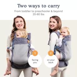 Beco Toddler Carrier with Extra Wide Seat - Comfortable, Lightweight & Breathable Carrier for Toddlers 20-60 lbs