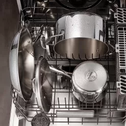 Tramontina Covered Sauce Pan Stainless Steel Tri-Ply Clad 1.5-Quart, 80116/021DS