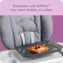 Century Dine On 4-in-1 High Chair, Grows with Child with 4 Modes, Metro