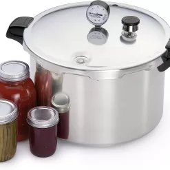 Presto 01755 16-Quart Aluminum canner Pressure Cooker, One Size, Silver