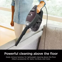 Shark HV322 Rocket Deluxe Pro Corded Stick Vacuum, Bordeaux/Silver