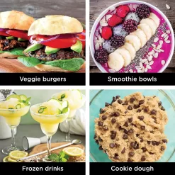 Ninja SS351 Foodi Power Blender & Processor System 1400 WP Smoothie Bowl Maker & Nutrient Extractor, Silver