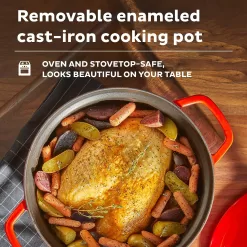 Instant Pot 6-Quart Multifunctional Dutch Oven: Braise, Slow Cook, Sear, and More
