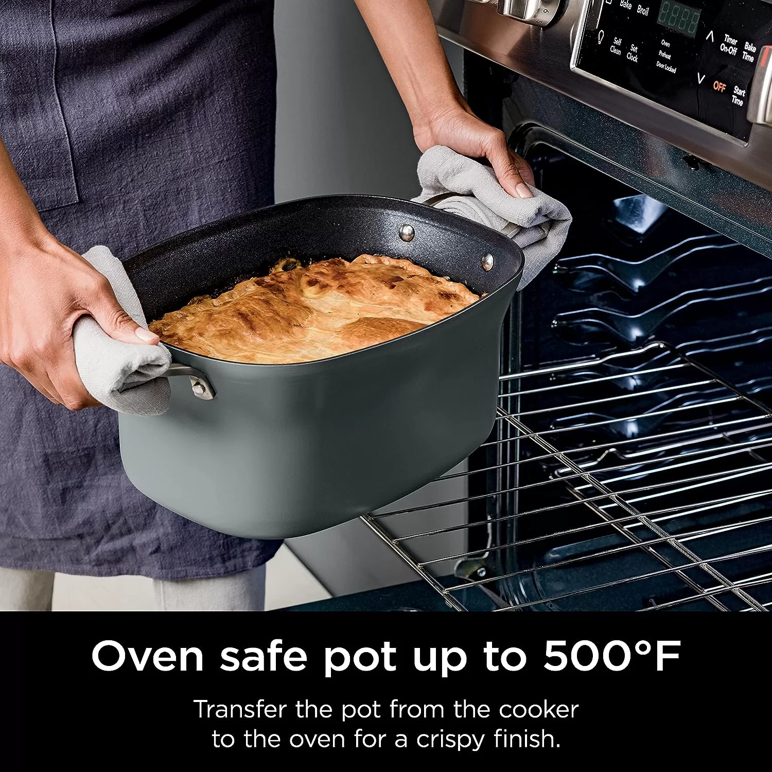 Ninja MC1001 Foodi PossibleCooker PRO 8.5 Quart Multi-Cooker, with 8-in-1 Slow Cooker, Sea Salt Gray