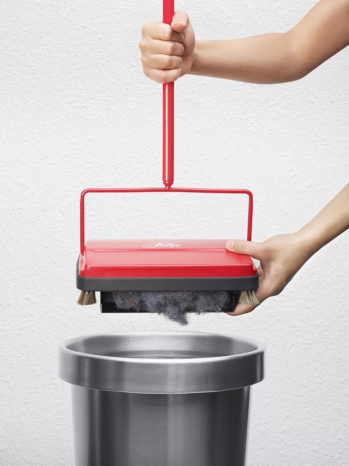 Fuller Brush 17052 Electrostatic Carpet & Floor Sweeper - 9" Cleaning Path - Red