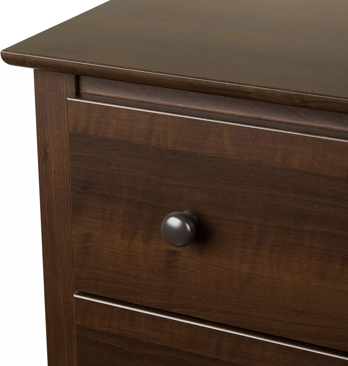 Prepac Fremont 2 Drawer Nightstand, 16"D x 23.25"W x 28"H, Espresso, EDC-2428