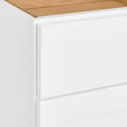 Hampton Bay DB24 Avondale 24 in. W x 24 in. D x 34.5 in. H Ready to Assemble Plywood Shaker Drawer Base Kitchen Cabinet in Alpine White