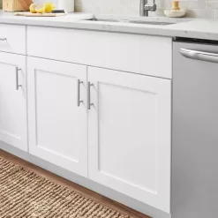 Hampton Bay SB36 Avondale 36 in. W x 24 in. D x 34.5 in. H Ready to Assemble Plywood Shaker Sink Base Kitchen Cabinet in Alpine White