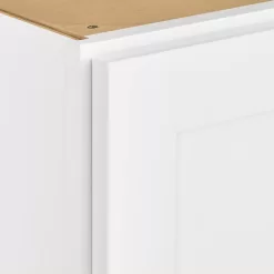 Hampton Bay W301812 Avondale 30 in. W x 12 in. D x 18 in. H Ready to Assemble Plywood Shaker Wall Bridge Kitchen Cabinet in Alpine White