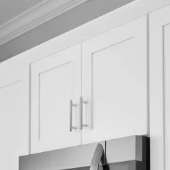 Hampton Bay W301812 Avondale 30 in. W x 12 in. D x 18 in. H Ready to Assemble Plywood Shaker Wall Bridge Kitchen Cabinet in Alpine White