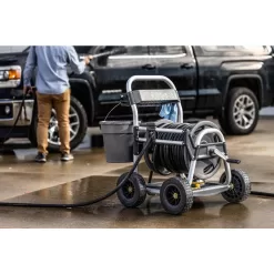 Gorilla GRC-250G 250 ft. Aluminum Heavy-Duty Hose Reel Cart