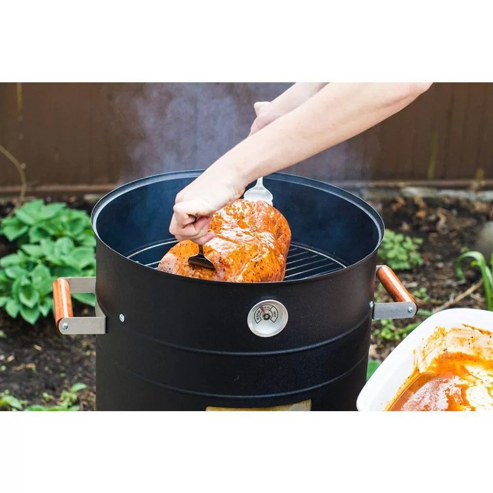 Americana 5031U4.181 2-in-1 Charcoal Water Smoker Grill
