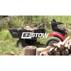 Arnold 19B40026OEM EZ Stow Hauler for Lawn and Garden Tractors and Zero-Turn Mowers with Hitch