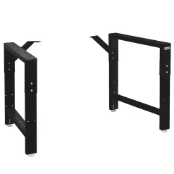 BENCHPRO RAF-1-Black 29 in. to 35 in. H Adjustable 20 in. D Black Workbench Table Frame