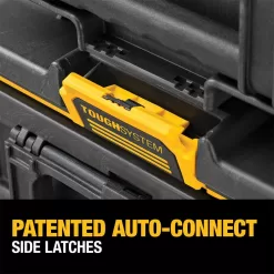 DEWALT DWST08165005010 TOUGHSYSTEM 2.0 22 in. Small Tool Box, 22 in. Large Tool Box, 24 in. Mobile Tool Box, and Shallow Tool Tray
