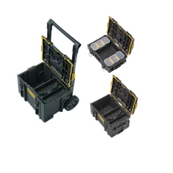 DEWALT DWST08165W00450 TOUGHSYSTEM 2.0 Small Tool Box, TOUGHSYSTEM 2.0 22 in. Large Tool Box and TOUGHSYSTEM 2.0 24 in. Mobile Tool Box
