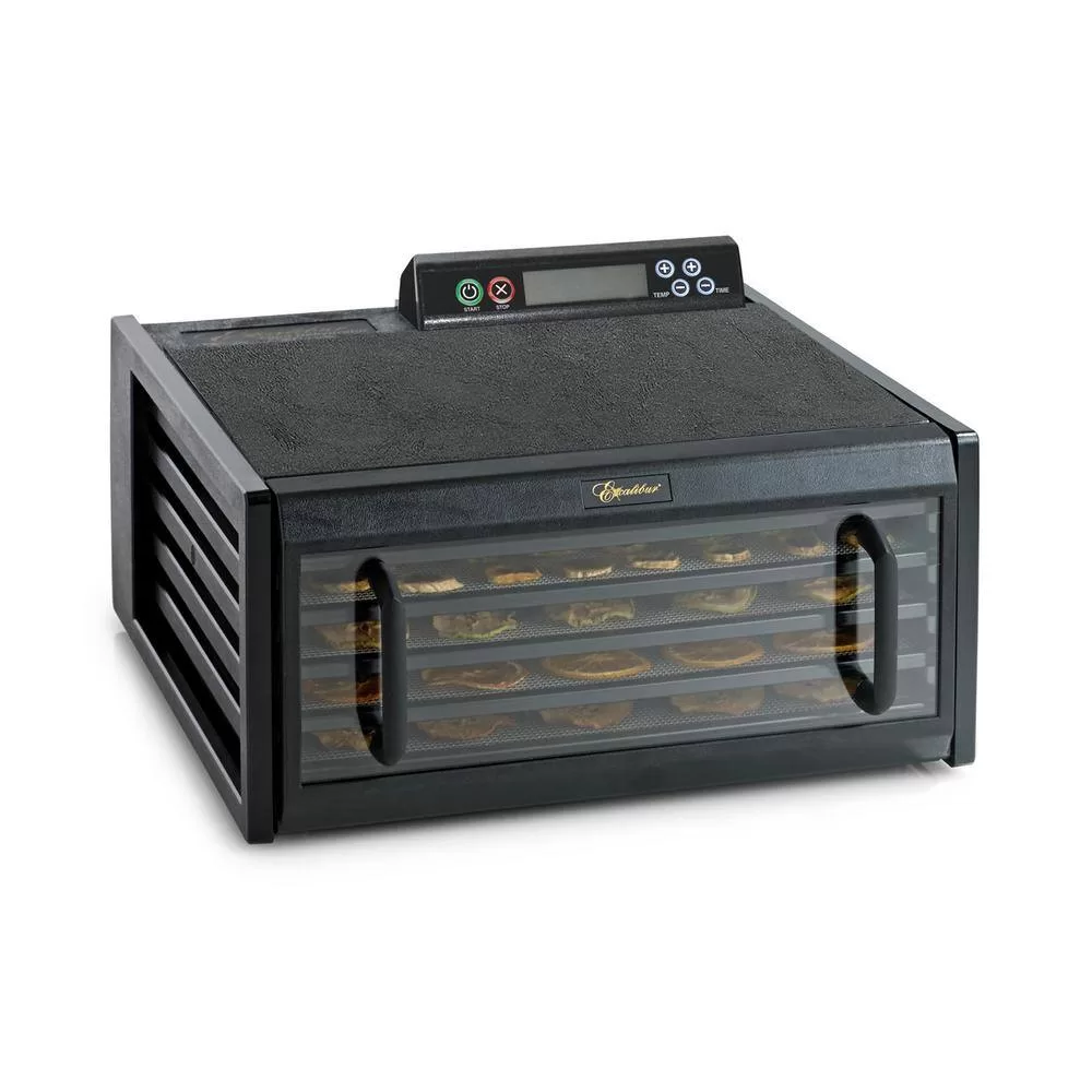 Excalibur 5-Tray Food Dehydrator with Digital 48-HR Timer, in Black