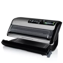 FoodSaver 2-in-1 Black/Stainless Steel Vacuum Sealer System with Starter Kit