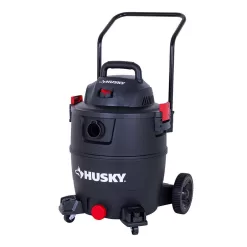 Husky AT18621P-16A 16 Gal. Poly Cart-Design Wet/Dry Vac with a Cartridge Filter, Hose, and Accessories