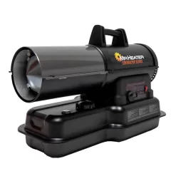 Mr. Heater MHC80KT Contractor 80,000 BTU Black Forced Air Kerosene/Diesel Space Heater with Thermostat