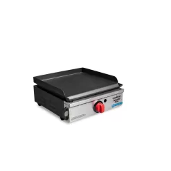 Camp Chef FTG250 Versatop 14 in. 1-Burner Propane Gas Grill in Black with Griddle