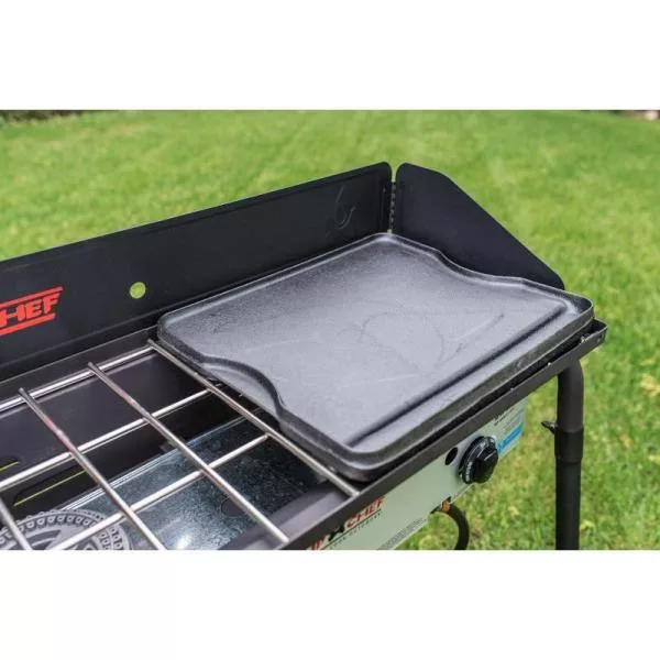 Camp Chef YK60LWC12 Expedition 2X 2-Burner Propane Gas Grill in Silver