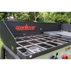 Camp Chef YK60LWC12 Expedition 2X 2-Burner Propane Gas Grill in Silver