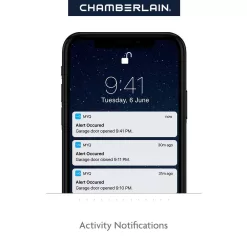 Chamberlain C2212T C2212T 1/2 HP Smart Chain Drive Garage Door Opener with Battery Backup