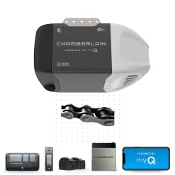 Chamberlain C2212T C2212T 1/2 HP Smart Chain Drive Garage Door Opener with Battery Backup