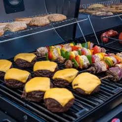 Char-Griller E5037 Dual Threat 2-Burner Gas and Charcoal Grill in Black