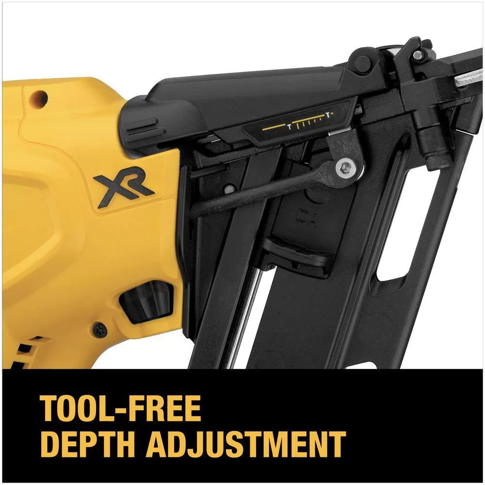 DEWALT DCN650B 20V MAX XR Lithium-Ion Cordless 15-Gauge Angled Finish Nailer (Tool Only)