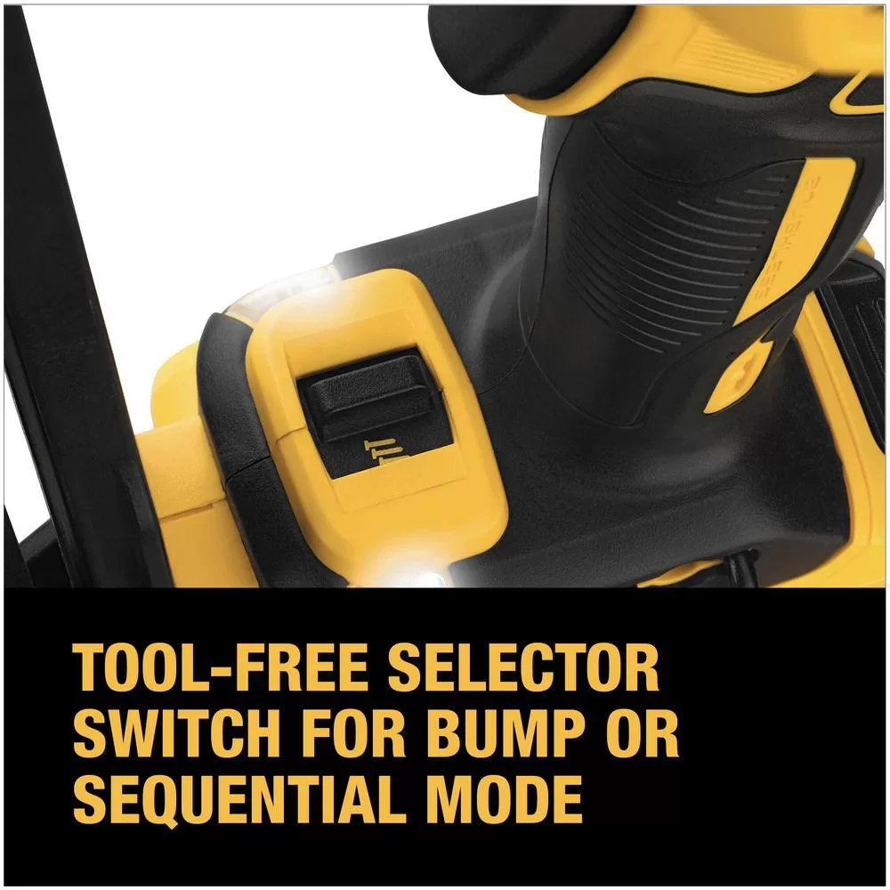 DEWALT DCN650B 20V MAX XR Lithium-Ion Cordless 15-Gauge Angled Finish Nailer (Tool Only)