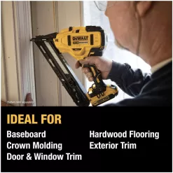 DEWALT DCN650B 20V MAX XR Lithium-Ion Cordless 15-Gauge Angled Finish Nailer (Tool Only)