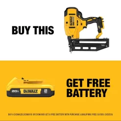 DEWALT DCN662B 20V MAX XR 16-Gauge Lithium-Ion Cordless Finish Nailer (Tool Only)