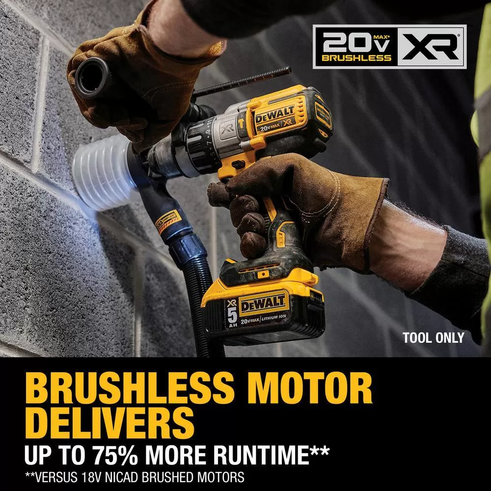 DEWALT DCD996B 20V MAX XR Cordless Brushless 3-Speed 1/2 in. Hammer Drill (Tool Only)