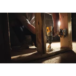 DEWALT DCD996BWRA60 20V MAX XR Cordless Brushless 3-Speed 1/2 in. Hammer Drill (Tool Only) and MAXFIT Right Angle Magnetic Attachment