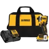 DEWALT DCF850E1 ATOMIC 20-Volt Maximum Lithium-Ion Cordless Brushless Compact 1/4 in. Impact Driver Kit with 1.7 Ah Battery and Charger