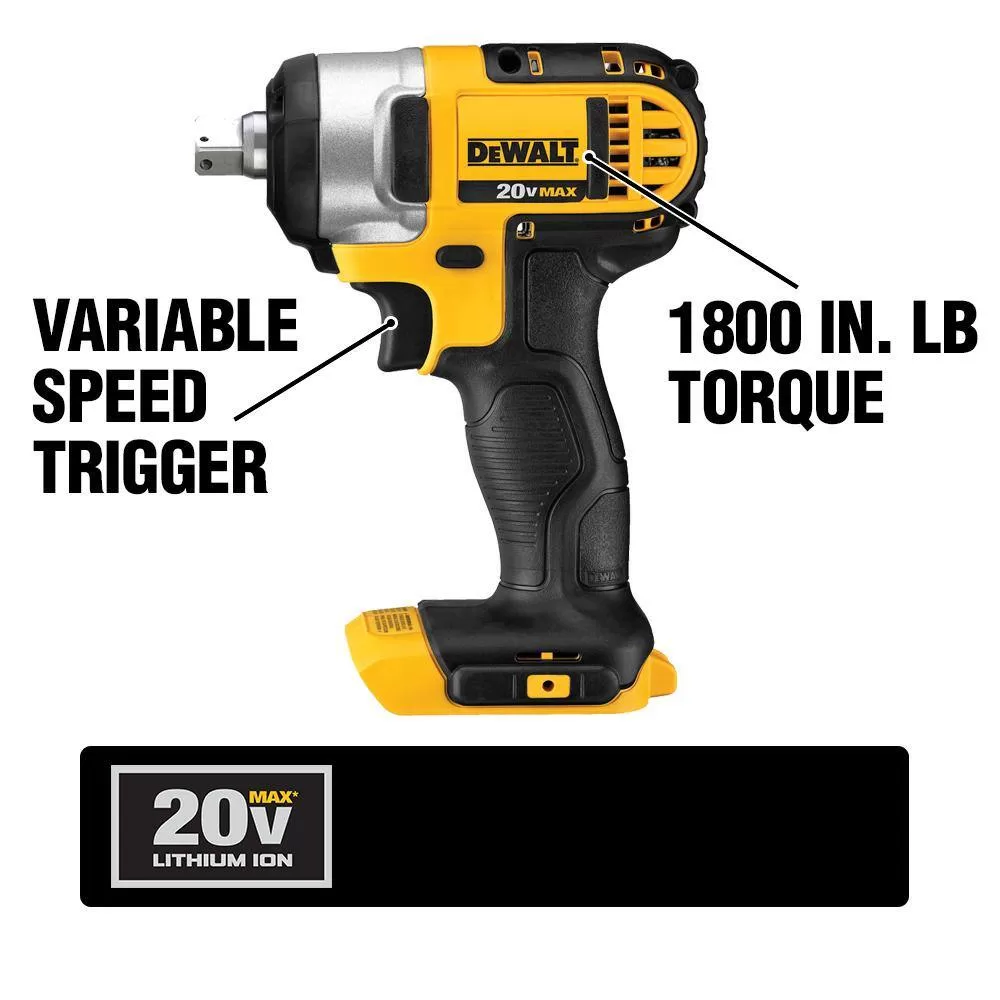 DEWALT DCD791P1W996 20V MAX XR Cordless Brushless 1/2 in. Drill/Driver Kit and 20V 1/2 in. Brushless Hammer Drill