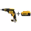 DEWALT DCF620Bw4b 20V MAX XR Cordless Brushless Drywall Screw Gun and (1) 20V MAX XR Premium Lithium-Ion 4.0Ah Battery