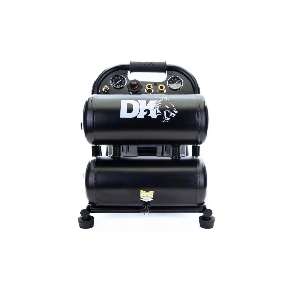 DK2 AC04G 4 Gal. 125 PSI Portable Silent Electric Air Compressor