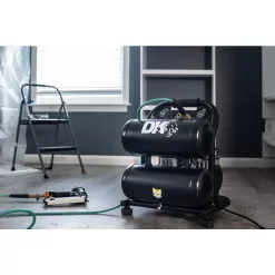 DK2 AC04G 4 Gal. 125 PSI Portable Silent Electric Air Compressor