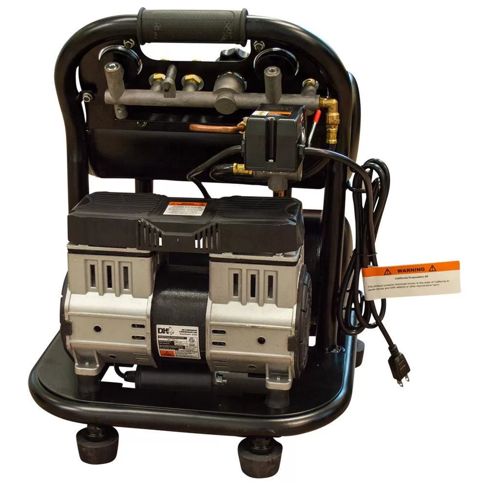 DK2 AC04G 4 Gal. 125 PSI Portable Silent Electric Air Compressor